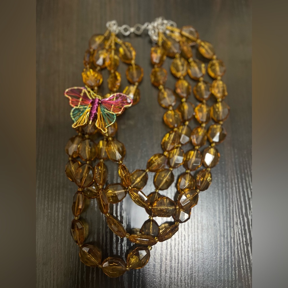 Broached Sassy Jones necklace